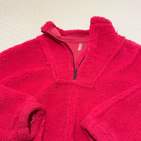 Free People Movement Nantucket Fleece Pullover Jacket Malibu Size M - Picture 5 of 6